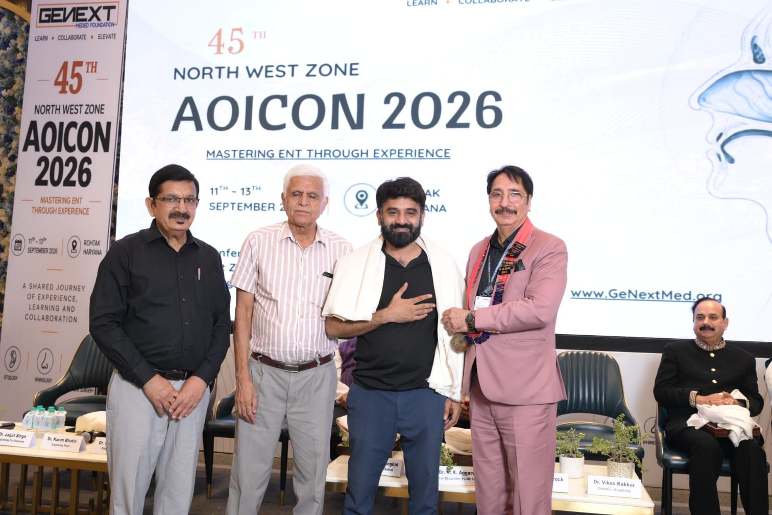 Felicitated at AOICON 2026, Rohtak